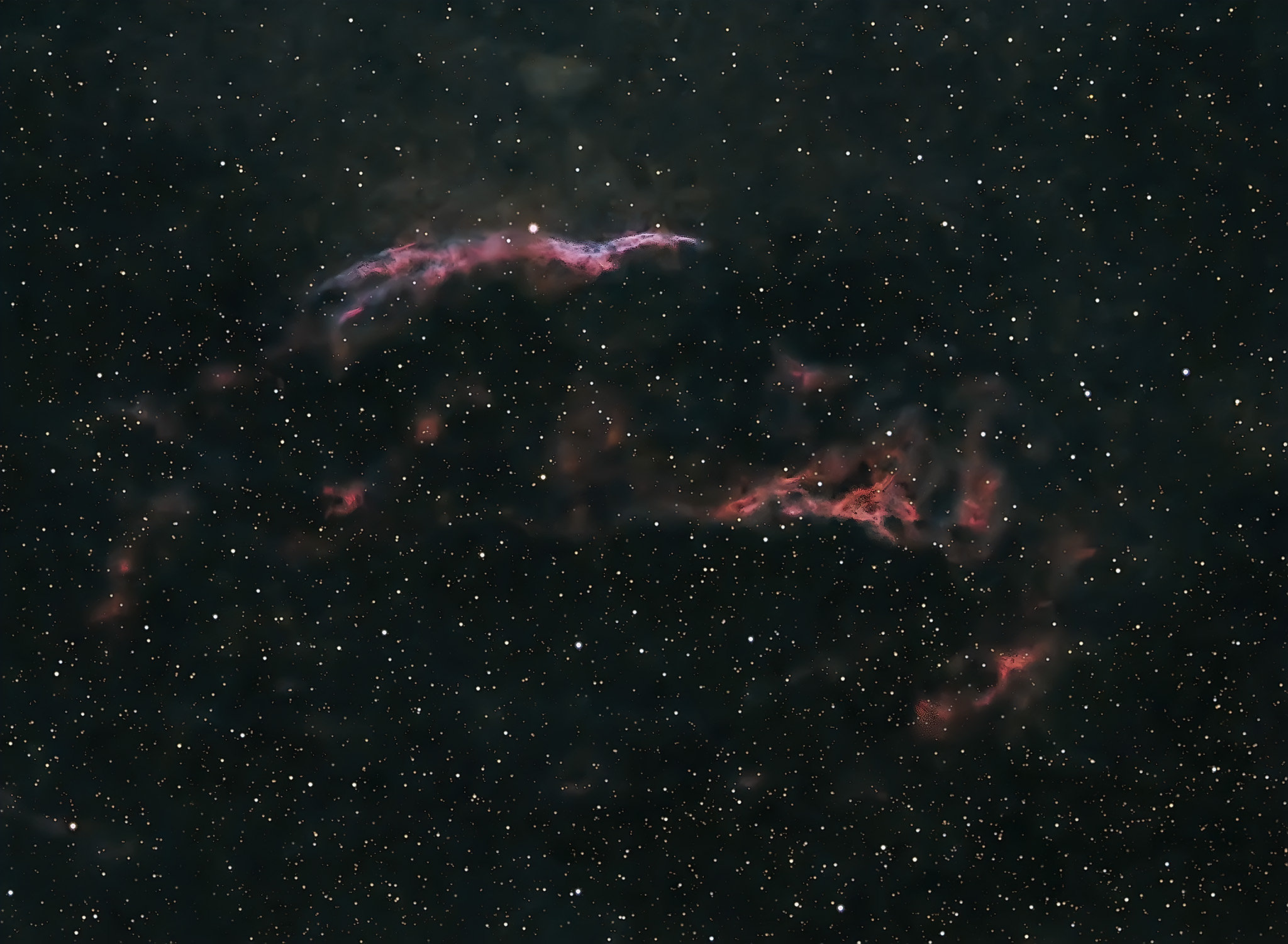 NGC6960 西面紗星雲